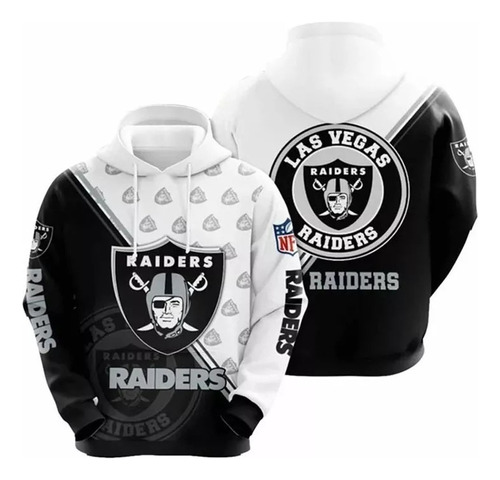 Sudadera Con Capucha Nfl 3d Trend (32 Equipos) Rgms/tesans/