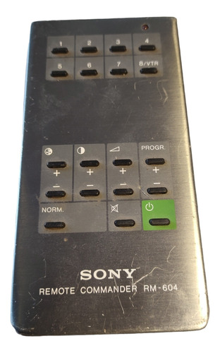 Control Remoto Sony Rm-604 . Retro Decoración. No Sé Si Anda