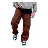 Jeans Hombre Pantalon Jean Oversize Cargo Premium Denim