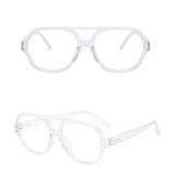 Gafas Transparentes Montura Unisex Hombre Mujer + Estuche 