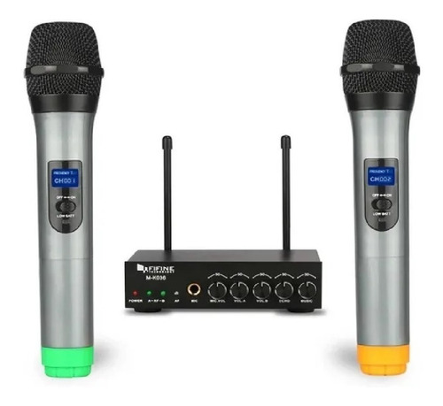 Sistema Inalambrico De Microfono Fifine Doble De Mano K036