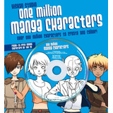 Livro Capa Dura Infanto Juvenis One Million Manga Characters Com Cd De Yishan Studio Pela Ilex (2010)