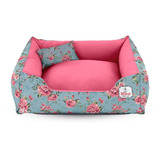 Cama Para Cachorro Gato Tam 70x70cm Com Zíper