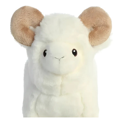 Qa Adorable Muñeco De Peluche De Cabrita Blanca