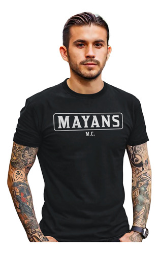 Playera Mayans Mc Logo Ez Reyes Sons Anarchy