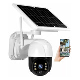 Camara De Vigilancia Solar Wifi Tipo Domo Exterior Hd