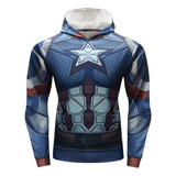 Hoodie Gym Cody Lundin Capitán America End Game Infinity War