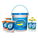 Cloro P/ Piscina Hipo 10kg +3 Clarificante +3 Barrilha