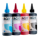 Kit Recarga Tinta Aqx 250ml X 4u Para Epson L355 L210 L375 L3110 L3150 L4150 Xp241 Xp211