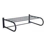 Estante Repisa Porta Toallas 45 Cm Bronce Negro Mate