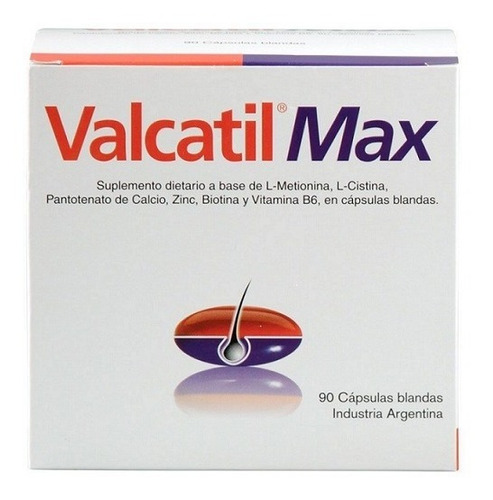 Valcatil Max X90 Caps. Blandas Para La Caída Del Cabello
