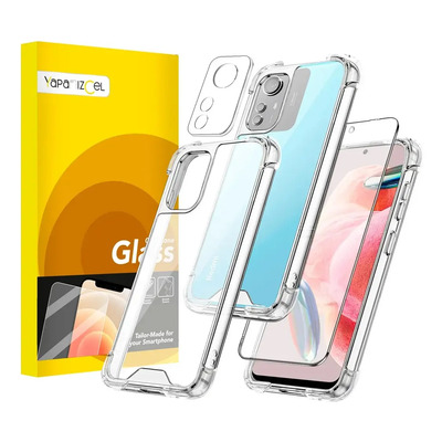 Funda Para Xiaomi Poco C40 Case Uso Rudo + Mica Cristal Tempaldo 9h + Protector De Cámara Cristal Templado | MercadoLibre