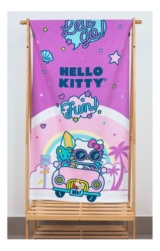 Toallon Secado Rapido Hello Kitty Sanrio 