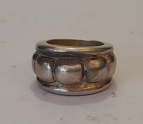 Anillo De Plata 900 Vintage Sólido Pesado