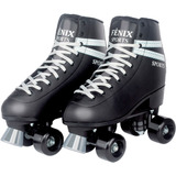 Patins Ajustável 4 Rodas Fenix Rl-07 4 Rodas Az/pt Ajustável