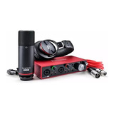 Kit Grabacion Focusrite Scarlett 2i2 Studio 3ra Generación