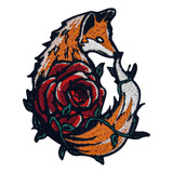 7 Parches Bordados Rose Fox