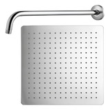 Ducha Fria Aço Inox Quadrada 30x30 Aréa Externa Piscina 30cm