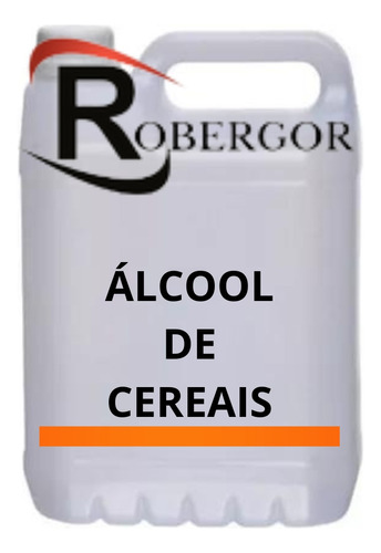 Álcool De Cereais 5lt + Laudo Puro Alcool Cereais 5 Litros