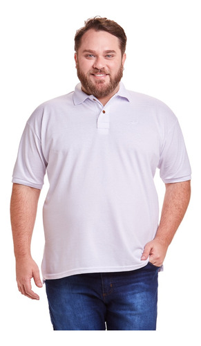 Camisa Camiseta Polo Plus Size Masculina Piquet