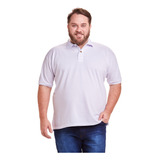 Camisa Camiseta Polo Plus Size Masculina Piquet