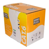 Cabo De Rede Cat6 Furukawa Soho Plus Azul 50m + 15 Rj45 Cat6