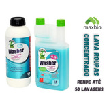 Washer Liquido Concentrado Maxbio 1 L Rende Ate 50 Lavagens