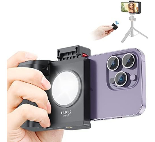 Smartphone Shutter Remote Handle With Detachable Remote Cont
