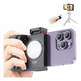 Smartphone Shutter Remote Handle With Detachable Remote Cont