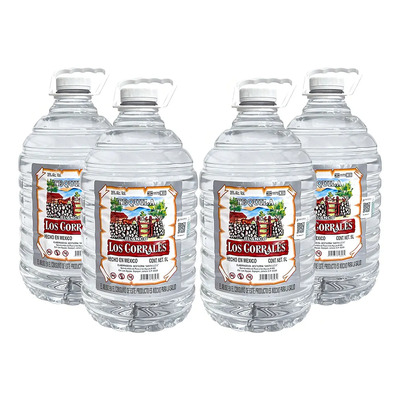 Four Pack Tequila Los Corrales Blanco Garrafa 5 L | Meses sin interés
