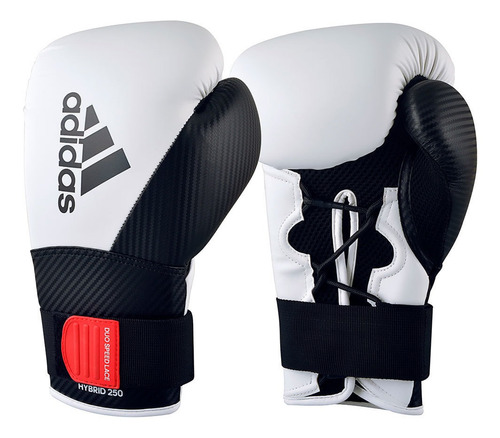 Luva De Boxe adidas Hybrid 250 Fixação Dupla No Punho