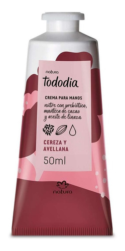 Natura Crema Nutritiva Manos Cereza Avellana Todo Dia 50ml