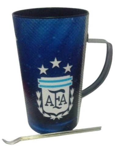 Vaso Guiro Ploteado Argentina - Afa - Messi