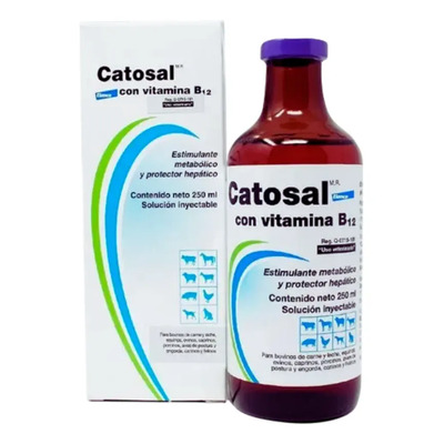 Catosal Vitamina B12 \u002F Inyectable 250ml Perros Vacas Cerdos | Envío gratis