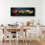 Cuadro Especias Semillas Cocina Comedor Panoramicos Canvas