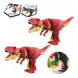 2 Unid The T-rex,divertido Juguete De Dinosaurio,trigger Color 2 Red