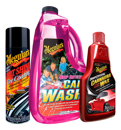 Kit Meguiars Para Lavar Y Encerar Los Autos Incluye Obsequio