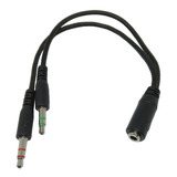 Cable Splitter Mini Plug 3,5mm Microfono Auricular Pc Noga