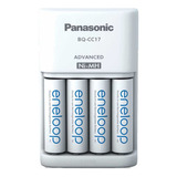 Cargador Con 4 Pilas Panasonic Eneloop Resistente Calidad