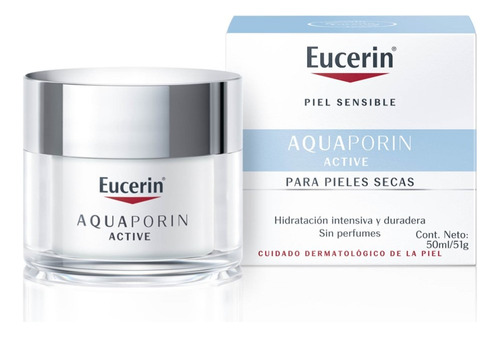 Eucerin Aquaporin Active Crema Piel Seca X 50 Ml Momento De Aplicación Día/noche
