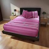 Juego De Sabanas Estampada Cama Queen  120 Hilos 30cms Alto 