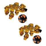 Pack X2 Calaveras De Halloween Luces 2mt Luz Led Guirnalda