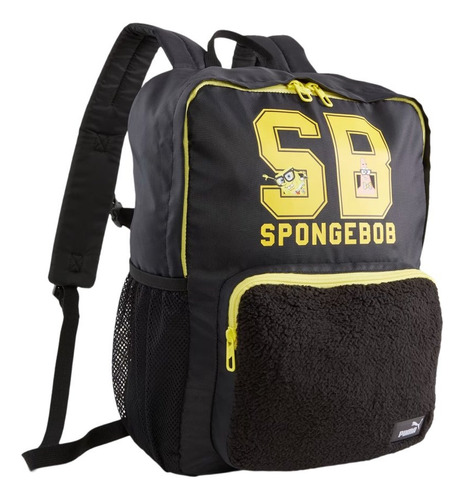 Mochila Pequeña Puma X Bob Esponja Backpack Negra 079876