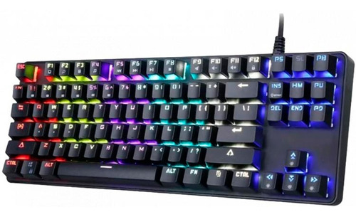 Teclado Gamer Mecanico Sentey Gs510 Rgb Otemu Switch Red 