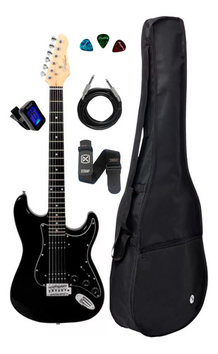 Guitarra Giannini G-102 Standard Kit Capa Cabo Acessórios