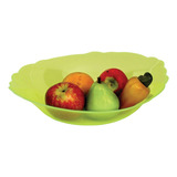 Kit Com 15 Fruteiras De Mesa Oval Acrílica Multicolor