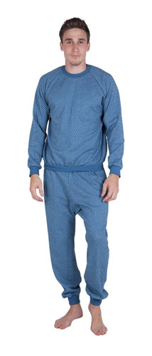 Conjunto Pijama Largo Invierno De Hombre