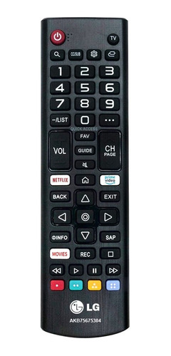 Controle Remoto LG Smart Akb75675304 P/ Tv 55un7310psc C/ Nf