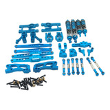 Completo De Piezas De Metal Rc Para Wltoys 12428 12423 Azul