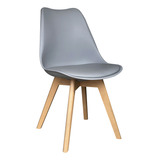 Silla Tipo Eames Tulip Asiento Acolchado Minimalista